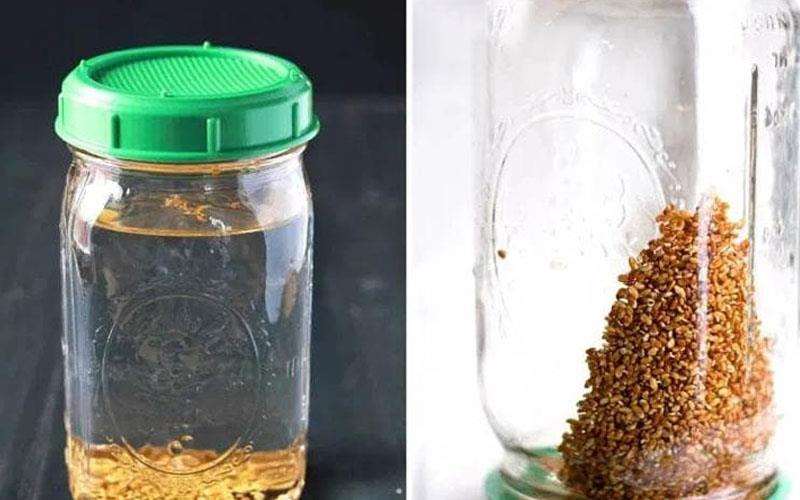 وارونه کردن بطری شیشه ای