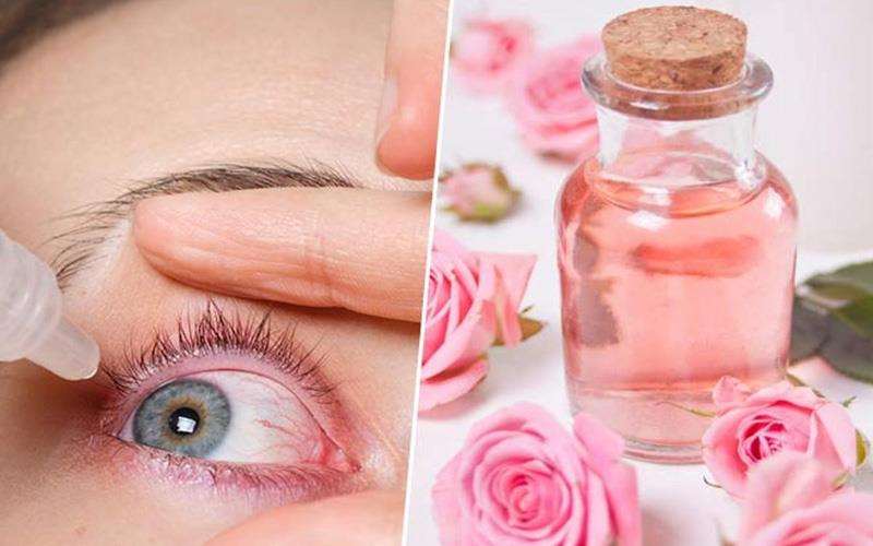 فایده گلاب برای چشم ها